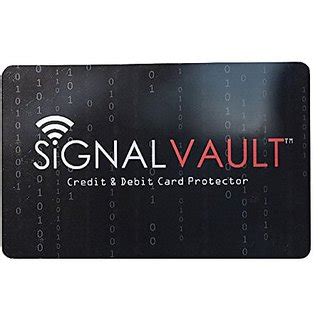 rfid blocking signal vault credit & debit card protector|signalvault credit card.